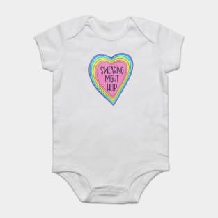 Swearing might help #2 Baby Bodysuit